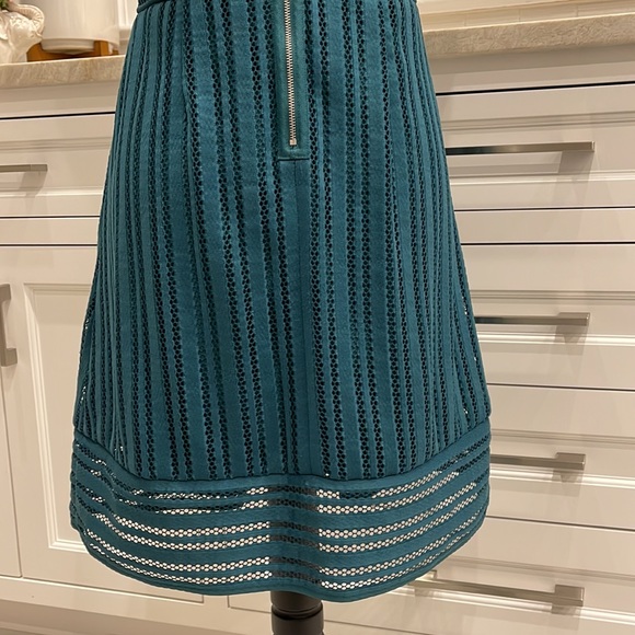 J. Crew teal fit and flare dress - Picture 7 of 8